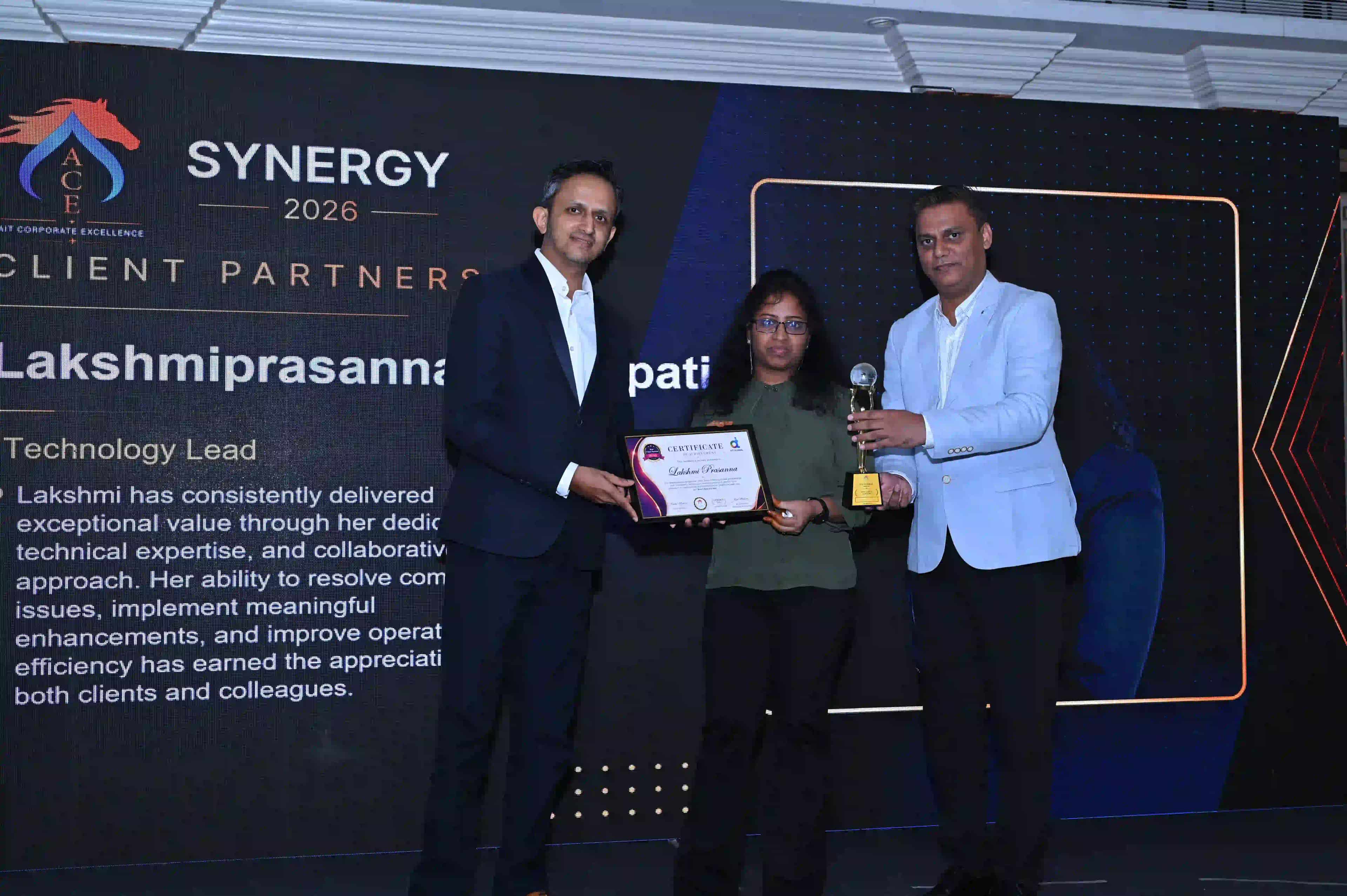 Client Partner - Lakshmi Prasanna