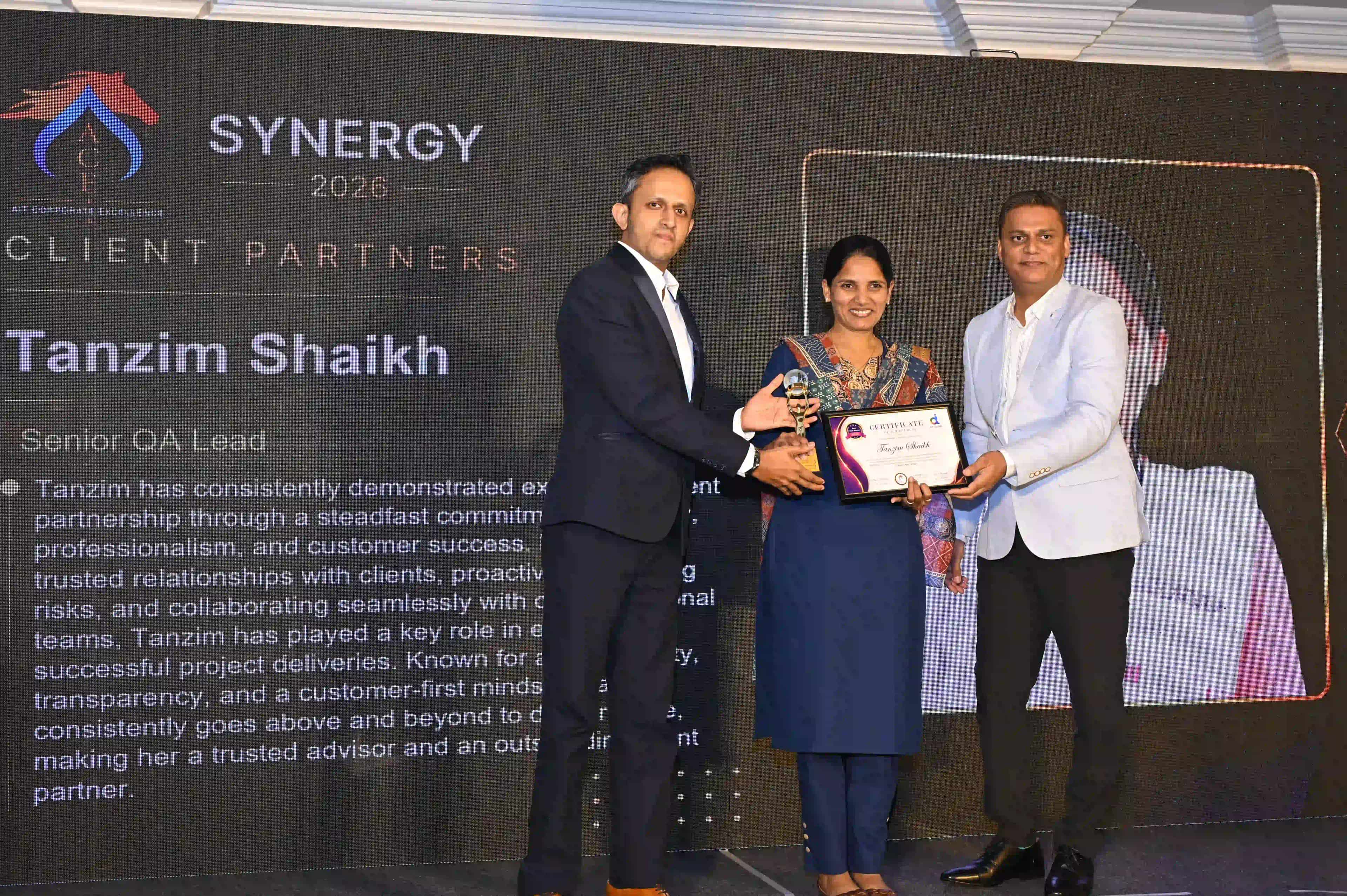 Client Partner - Tanzim Shaikh
