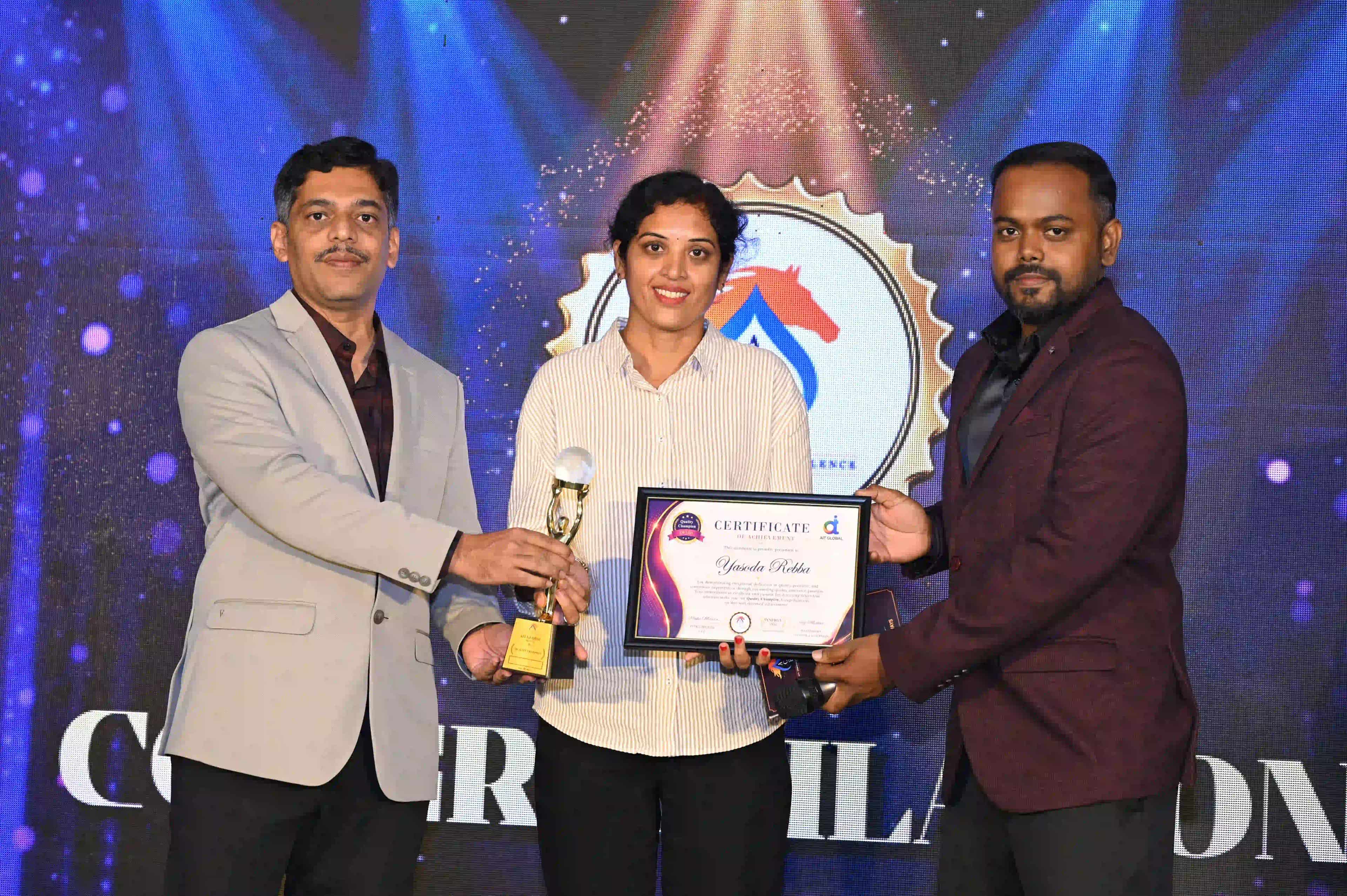Quality Champion - Yasoda Rebba